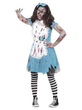 Disfraz de Alicia Zombie para adulta