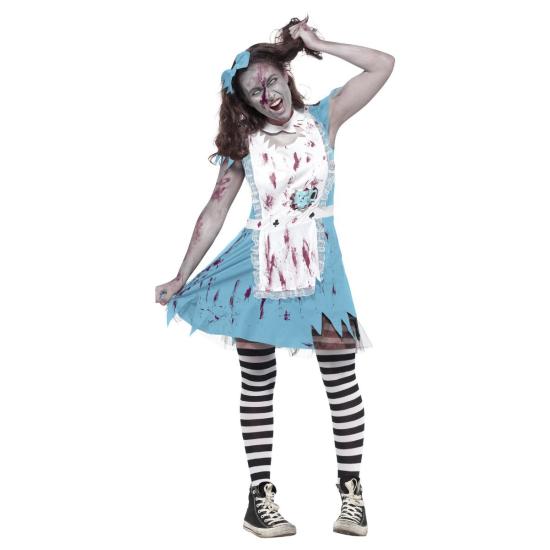 Disfraz de Alicia Zombie para adulta