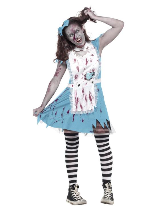 Disfraz de Alicia Zombie para adulta