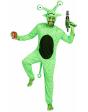 Disfraz de Alien para Hombre Adulto – Extraterrestre Verde con Ojos