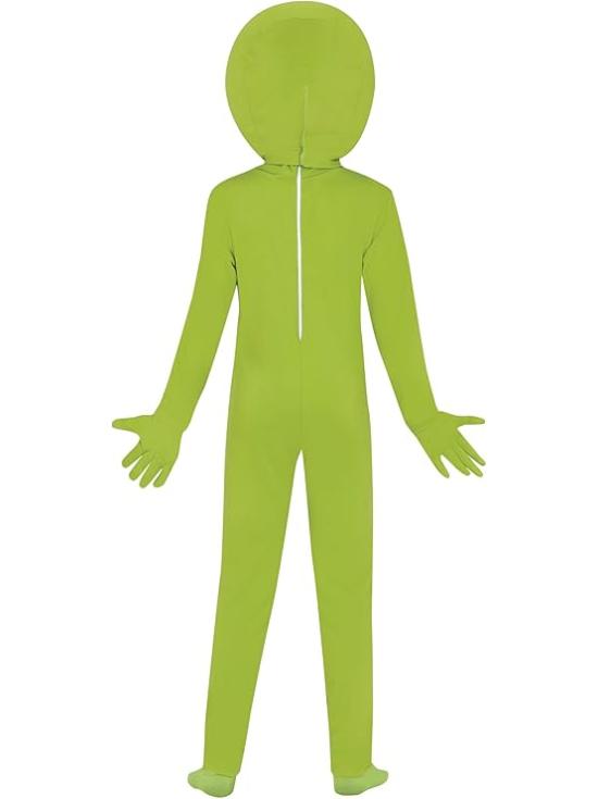 Disfraz de Alien Verde para Niños y Niñas