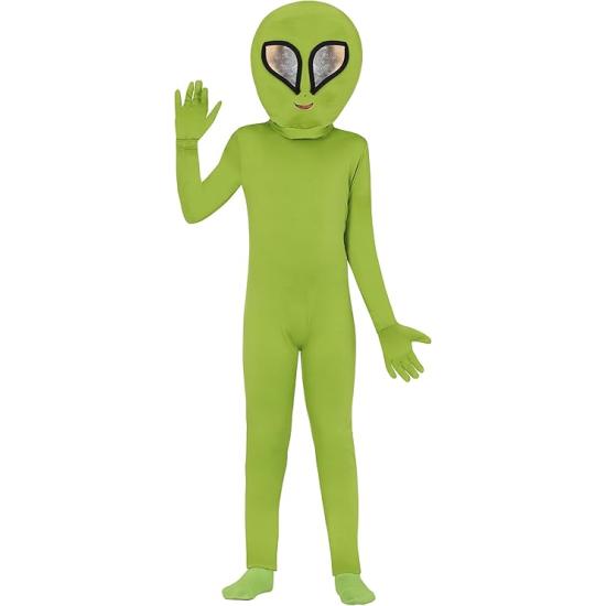 Disfraz de Alien Verde para Niños y Niñas Disfraz de Alien Verde para Niños y Niñas