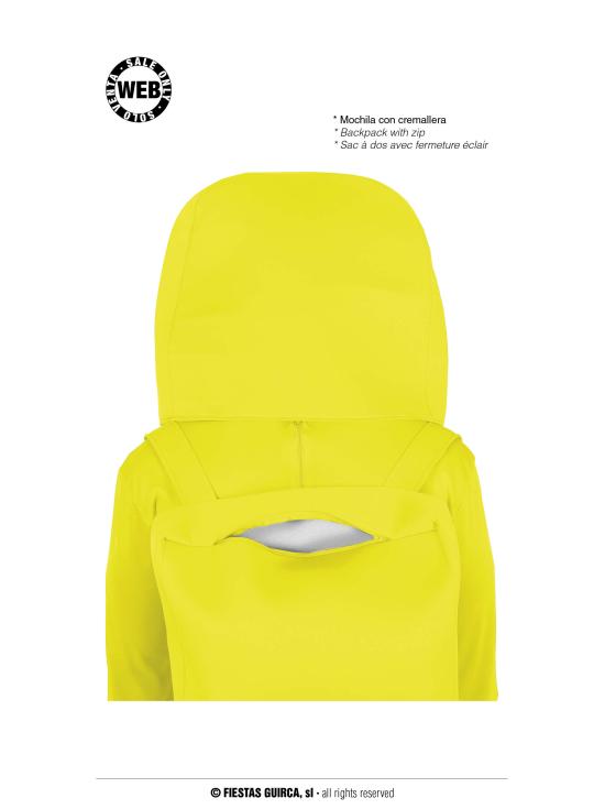 Disfraz de Among Us Amarillo para adultos