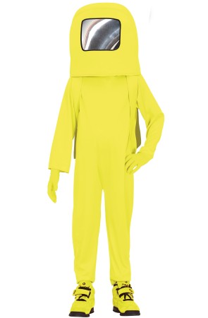 Disfraz de Among Us amarillo para niño
