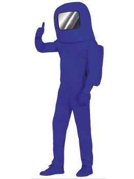 Disfraz de Among Us Azul para adultos