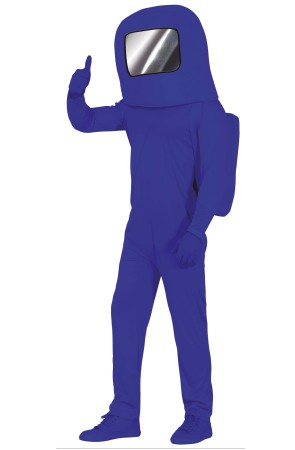 Disfraz de Among Us Azul para adultos
