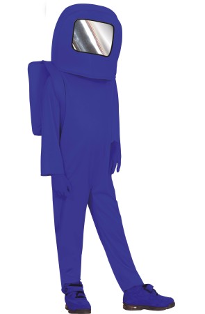 Disfraz de Among Us Azul para niño