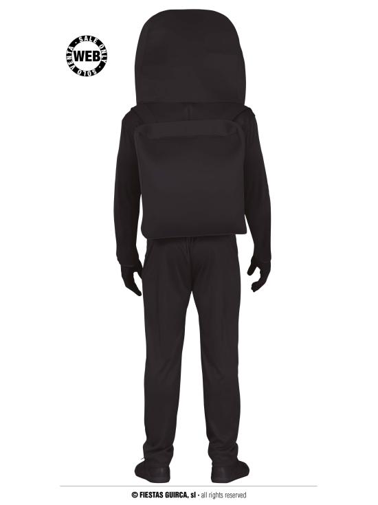 Disfraz de Among Us Negro para adultos