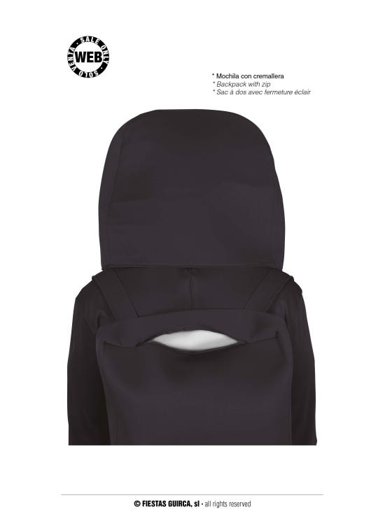 Disfraz de Among Us Negro para adultos