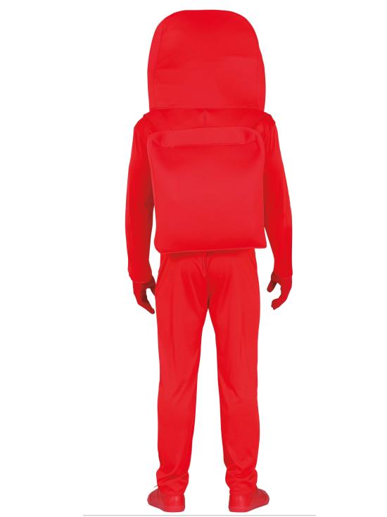 Disfraz de Among Us Rojo para adultos