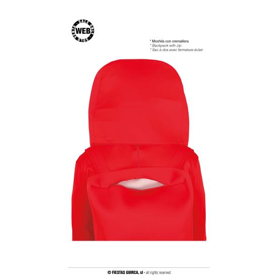 Disfraz de Among Us Rojo para adultos