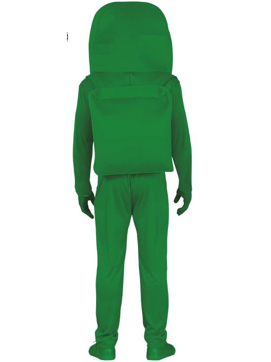 Disfraz de Among Us Verde para adultos