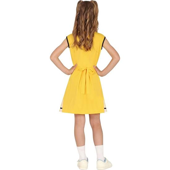 Disfraz de Animadora Amarilla para Niña – Cheerleader Infantil