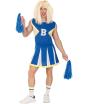 Disfraz de Animadora Azul para Hombre – Vestido de Cheerleader Adulto