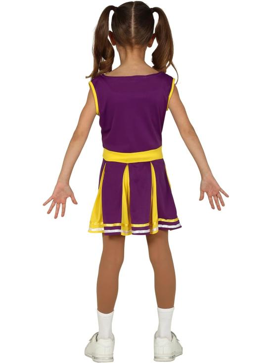 Disfraz de Animadora Lila para niña **