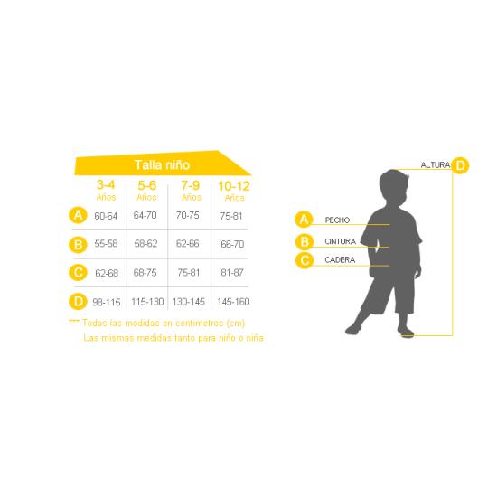 Disfraz infantil animal Oso Miel.