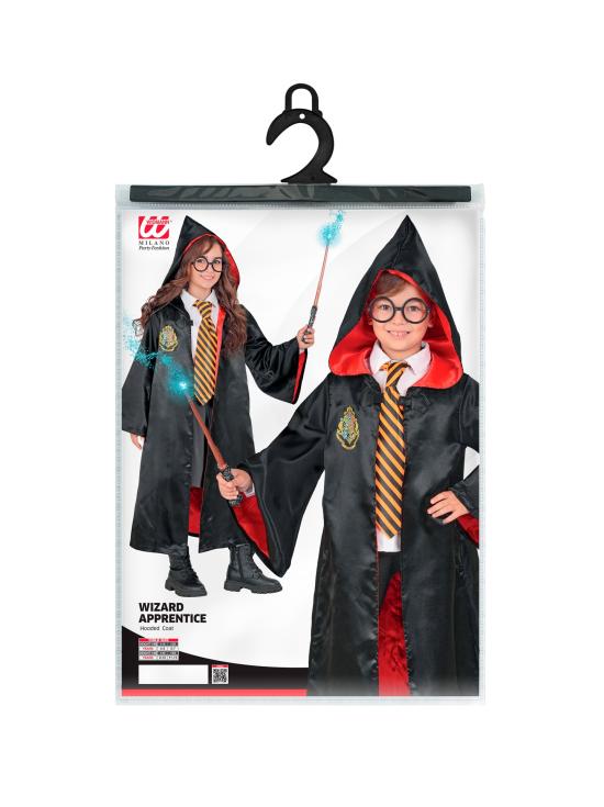 Disfraz de Aprendiz de Mago Harry Potter para Niño con Abrigo y Capucha