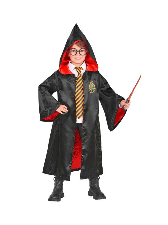 Disfraz de Aprendiz de Mago Harry Potter para Niño con Abrigo y Capucha