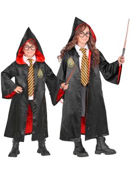 Disfraz de Aprendiz de Mago Harry Potter para Niño con Abrigo y Capucha