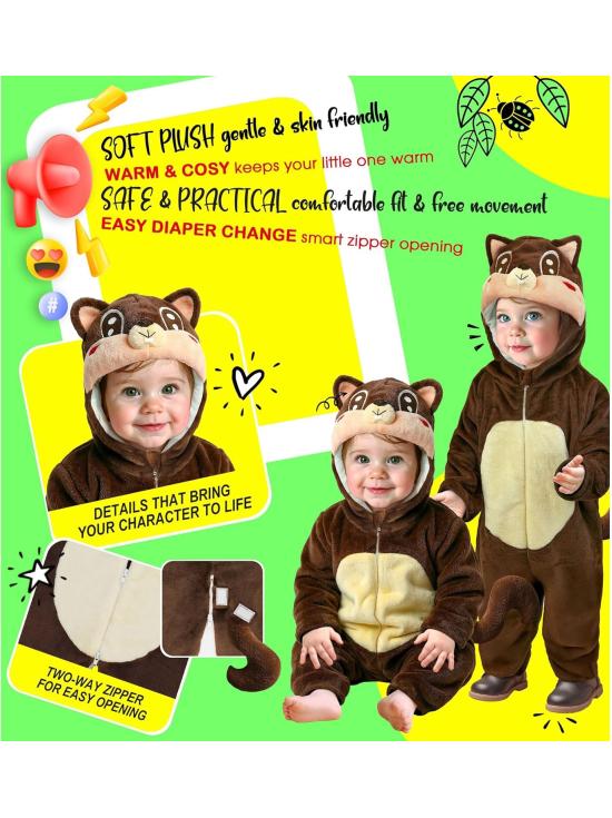 disfraz de ardilla para bebés