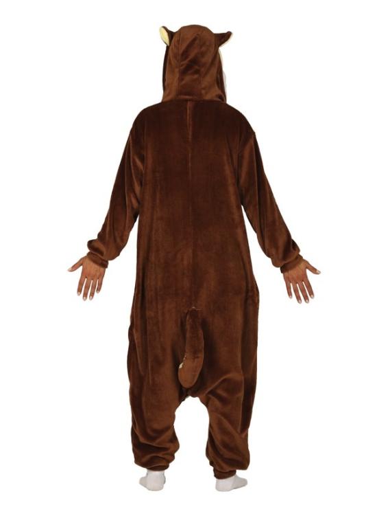 Disfraz de Ardilla Pijama de Peluche para Mujer