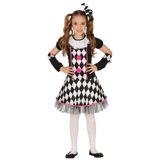 Disfraz de Arlequín Feliz niña Disfraz de Arlequín Feliz niña