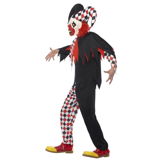 Disfraz de arlequín siniestro talla adulto