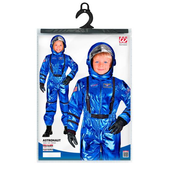 Disfraz de Astronauta Misión Espacial Azul talla infantil unisex