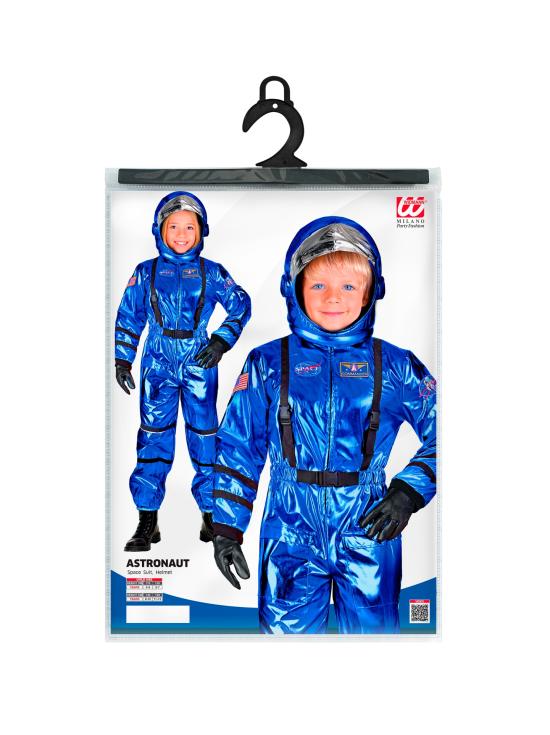 Disfraz de Astronauta Misión Espacial Azul talla infantil unisex