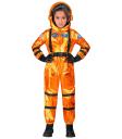 Disfraz de Astronauta Misión Espacial Naranja talla infantil unisex