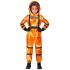 Disfraz de Astronauta Misión Espacial Naranja talla infantil unisex