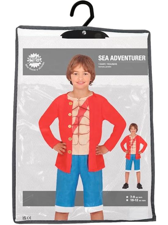 Disfraz de Aventurero Marino para Niño o Niña – Pirata Anime