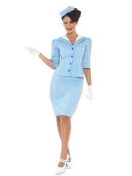 Disfraz de Azafata de Avión Elegante