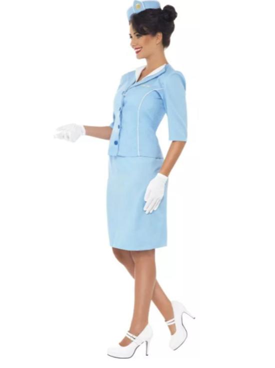 Disfraz de Azafata de Avión Elegante