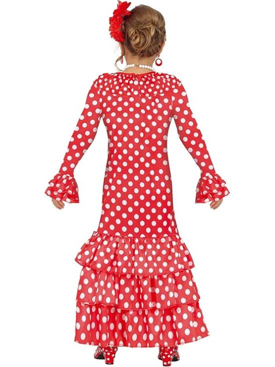 Disfraz de bailarina flamenca española para niña