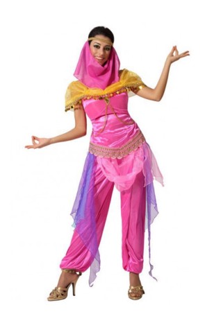 Disfraz de Bailarina Árabe Rosita para adulta