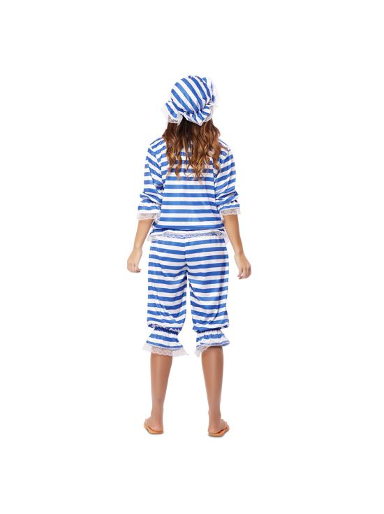 Disfraz  de Bañista Chica años 20 Adulta Azul