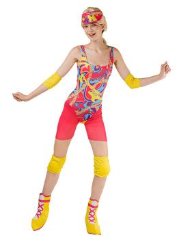 Disfraz de Barbie patinadora para adultos