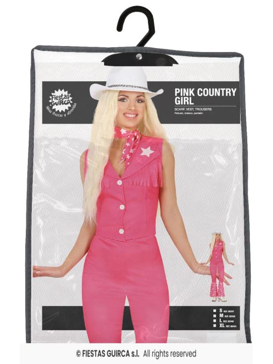Disfraz de Barbie Vaquera Rosa para Mujer