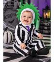 Disfraz de Bebé Traje de Rayas Blancas y Negras estilo Beetlejuice