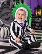 Disfraz de Bebé Traje de Rayas Blancas y Negras estilo Beetlejuice