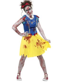 Disfraz de Blancanieves Zombie Chica