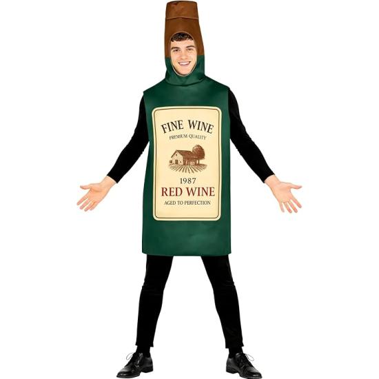 Disfraz de Botella de Vino para Hombre | Divertido y Original
