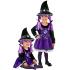Disfraz de Bruja Morada para Bebé y Niña