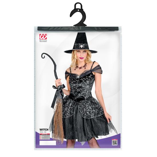 Disfraz de Bruja para Mujer (Vestido y Sombrero) Disfraz de Bruja para Mujer (Vestido y Sombrero)