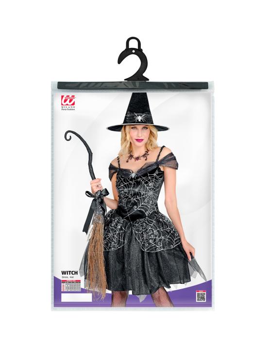 Disfraz de Bruja para Mujer (Vestido y Sombrero)