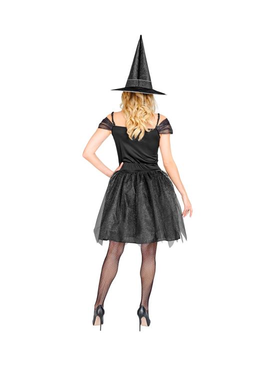 Disfraz de Bruja para Mujer (Vestido y Sombrero)