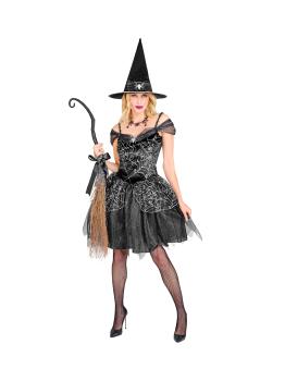 Disfraz de Bruja para Mujer (Vestido y Sombrero)