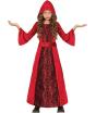 Disfraz de Bruja Roja con Capucha para Niña