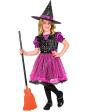 Disfraz de Bruja Rosa talla infantil